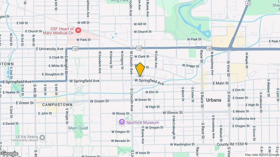 801 W Stoughton St, Unit B Map and Location Details