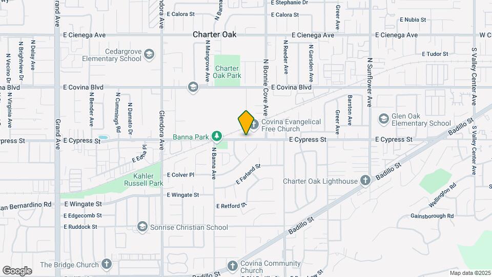 1601 E Cypress St, Unit 1601-B Mapa y Detalles de la Ubicación