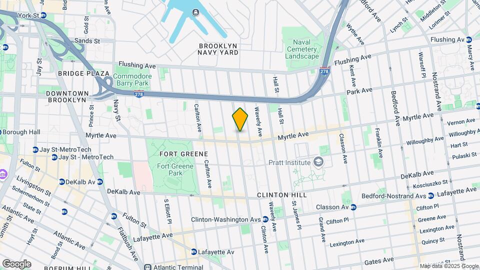 147 Vanderbilt Ave Map and Location Details