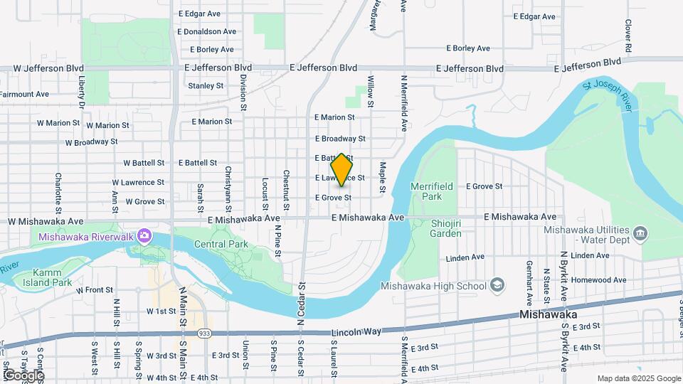 816 E Grove St Mapa y Detalles de la Ubicación