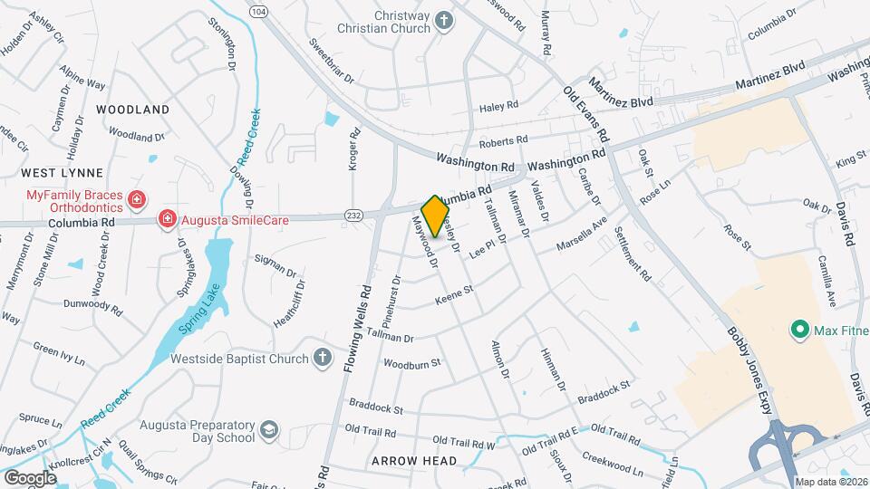 208 Maywood Dr Map and Location Details