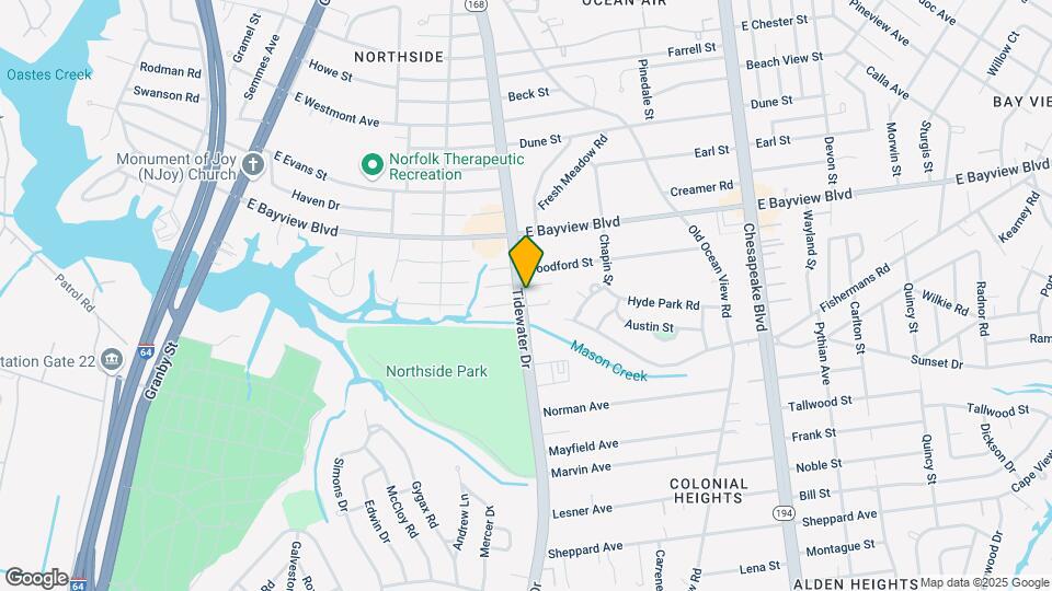 8530 Tidewater Dr Map and Location Details