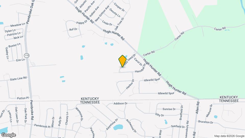 Charming 2-Bedroom Home with Spacious Layout in Oak Grove, KY - Must See! Map and Location Details