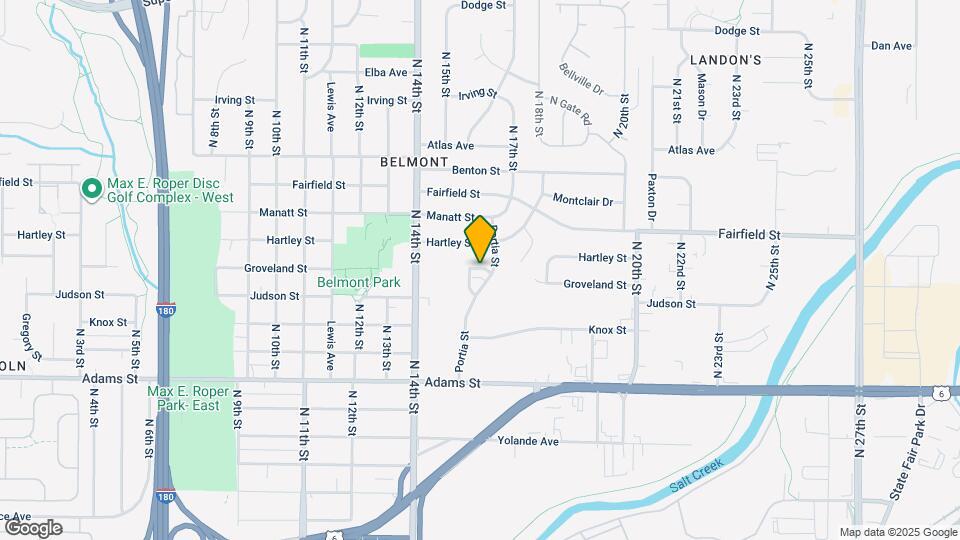 3445 Portia St Map and Location Details