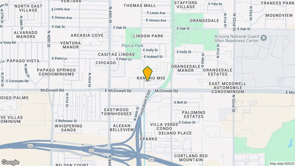 4609 E Almeria Rd Map and Location Details