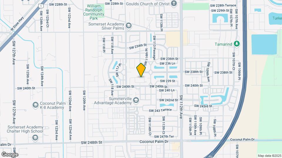 11482 SW 238th Terrace Map and Location Details