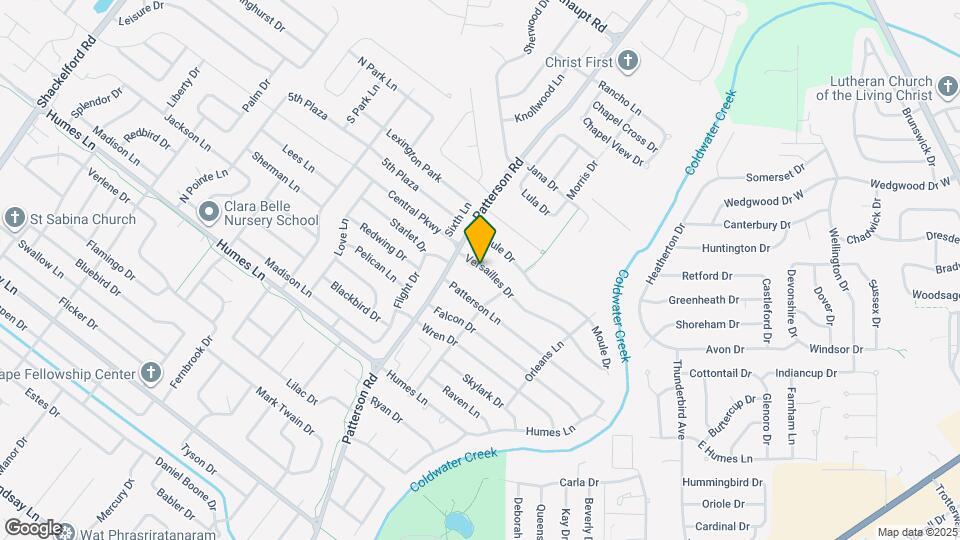 550 Versailles Dr Map and Location Details