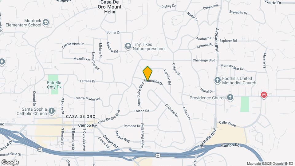 10245 Centinella Dr Map and Location Details