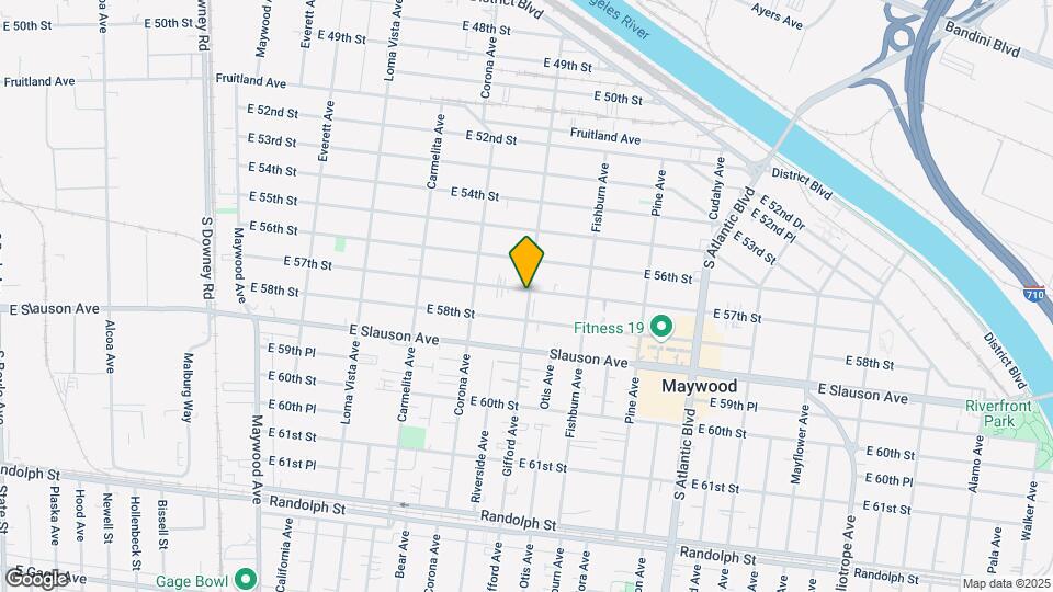 5701 Gifford Ave Map and Location Details