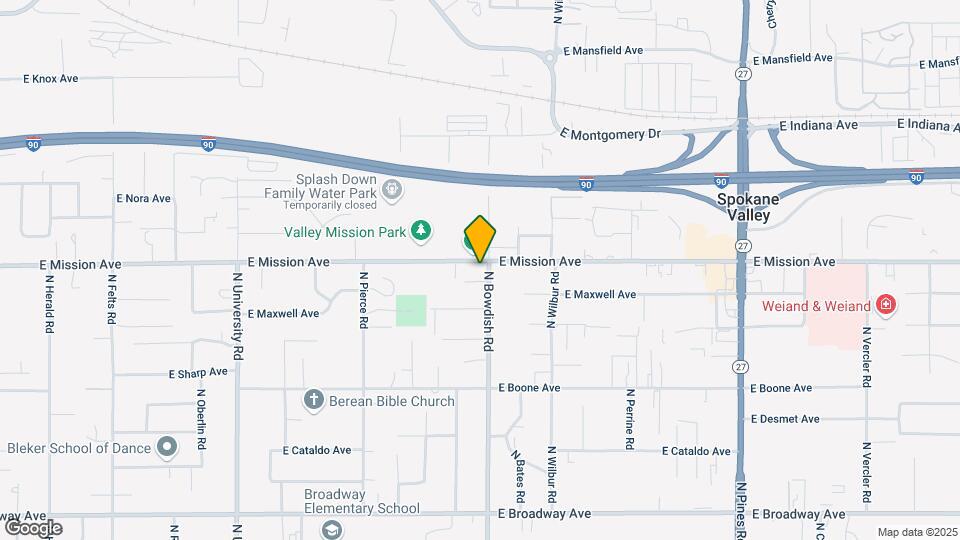 1515 N Bowdish Rd Map and Location Details