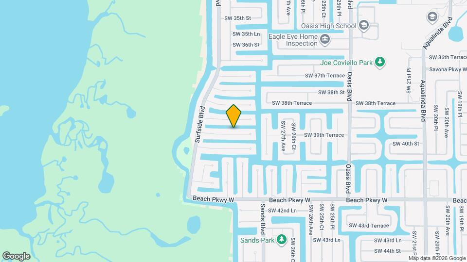 2823 SW 39th Terrace Map and Location Details