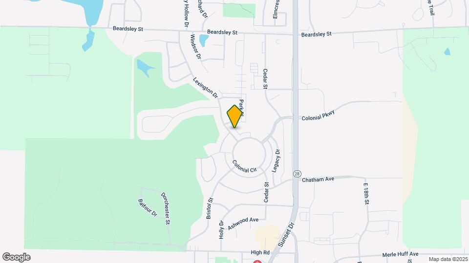 2308 Hazeltine Pl Map and Location Details