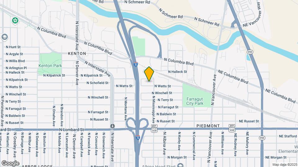 927 N Watts St Mapa y Detalles de la Ubicación
