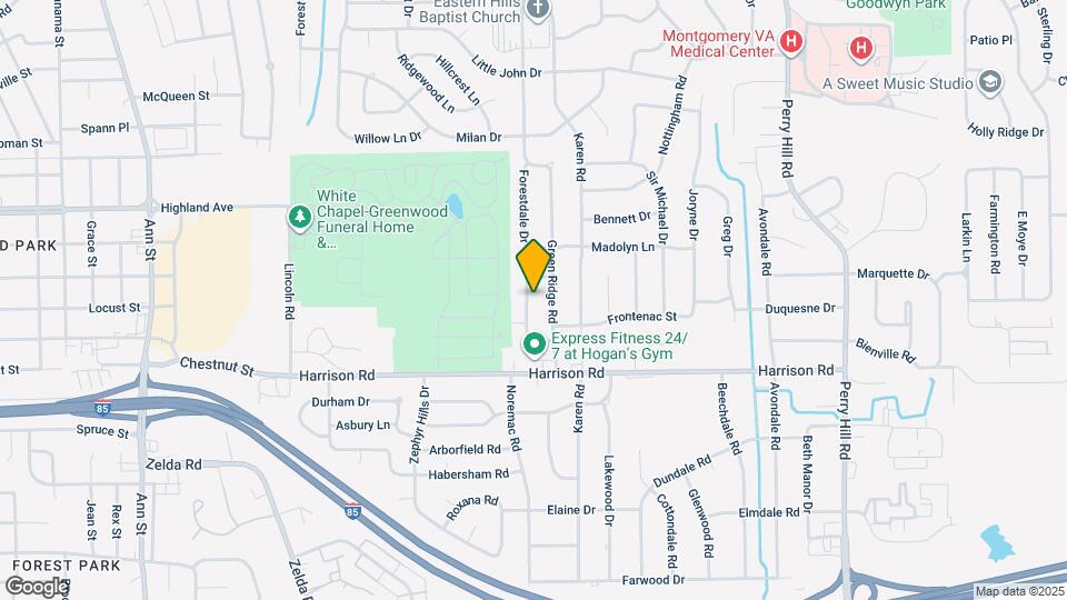 939 Green Ridge Ct Map and Location Details
