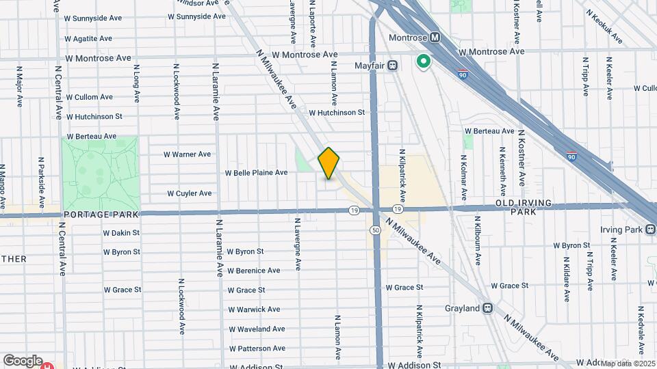 4928 W Cuyler Ave, Unit 1D Map and Location Details