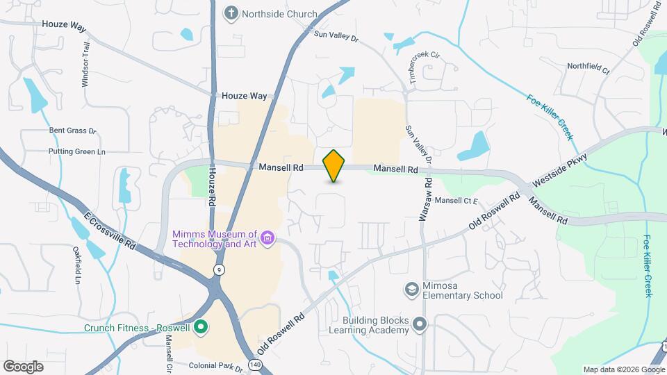 299-307 Roswell Commons Cir Map and Location Details