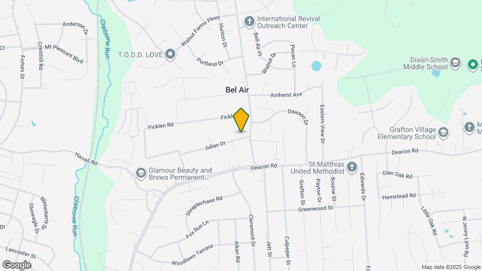 1043 Julian Dr Map and Location Details