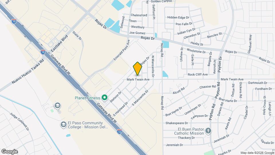 12631 Mark Twain Ave Map and Location Details