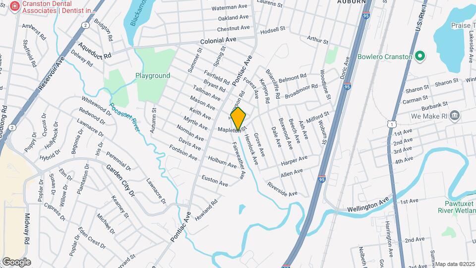 55 Mapleton St Map and Location Details