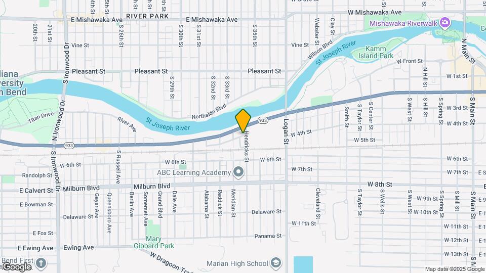 205 Hendricks St Map and Location Details