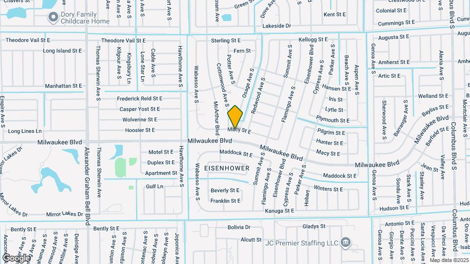 922 Macy St E Map and Location Details