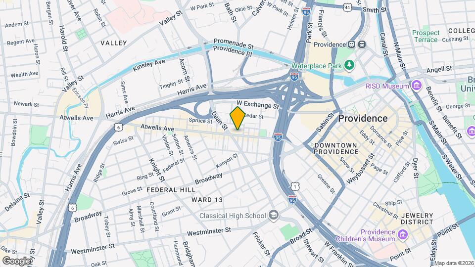 163 Atwells Ave, Unit 3R Map and Location Details