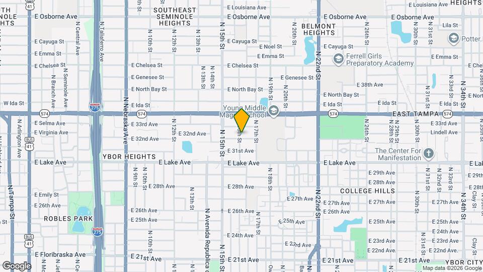 3801 N 16th St Mapa y Detalles de la Ubicación