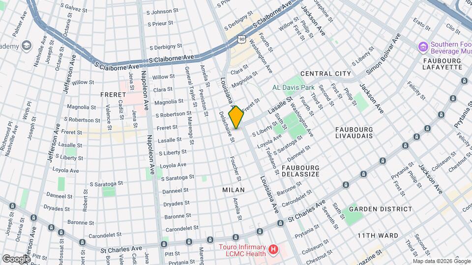 3422 Lasalle St Map and Location Details