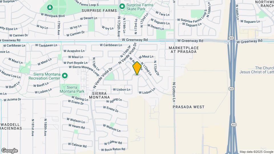 17332 W Woodrow Ln Map and Location Details