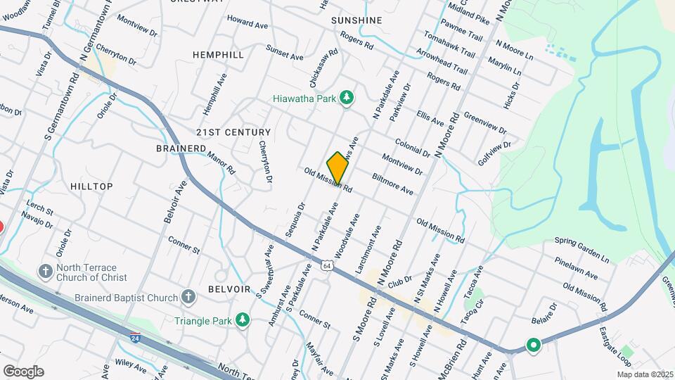 127 N Parkdale Ave Map and Location Details