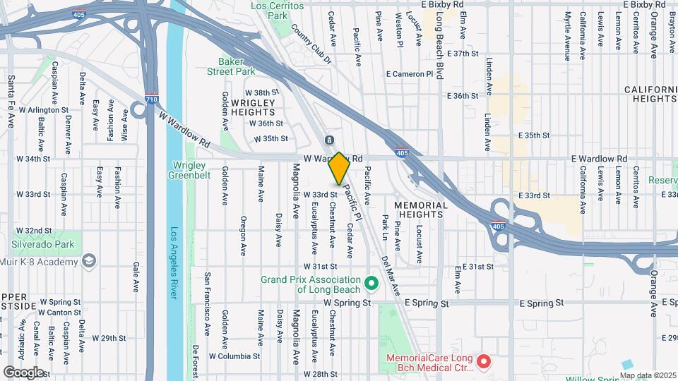 333 W 33rd St Map and Location Details