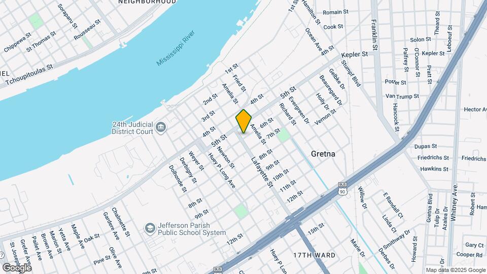 535 Lafayette St, Unit 1 Map and Location Details