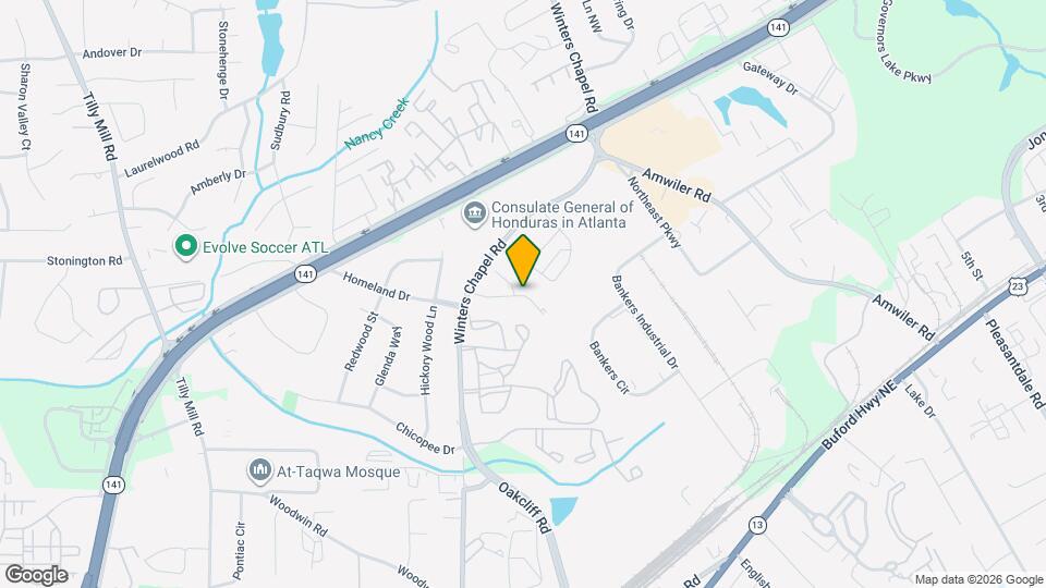 2939 Aspen Woods Entry Map and Location Details