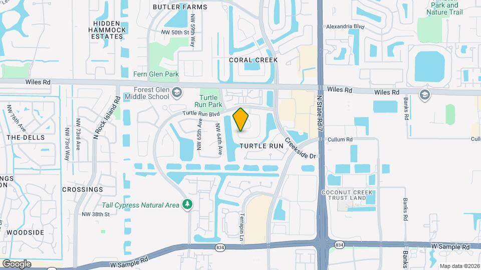 6263 NW 42nd Ct Map and Location Details