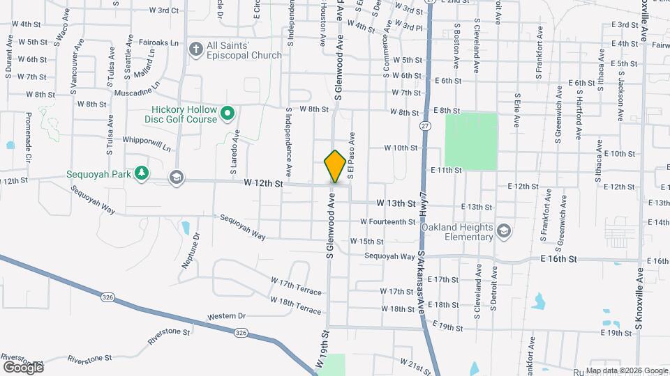 703 W 12th St Mapa y Detalles de la Ubicación