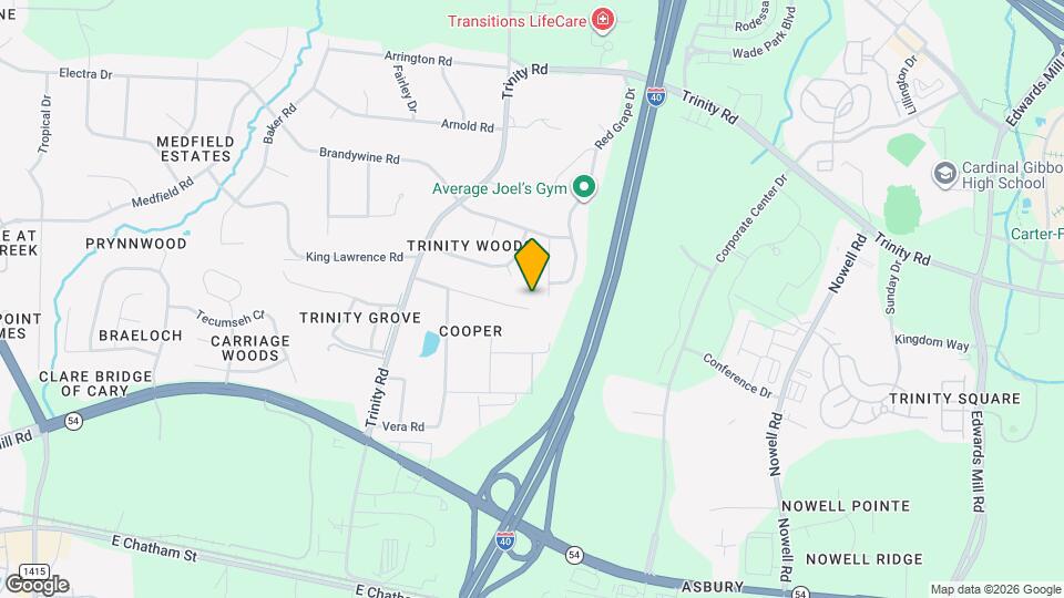 6104 Deerwood Pl Map and Location Details