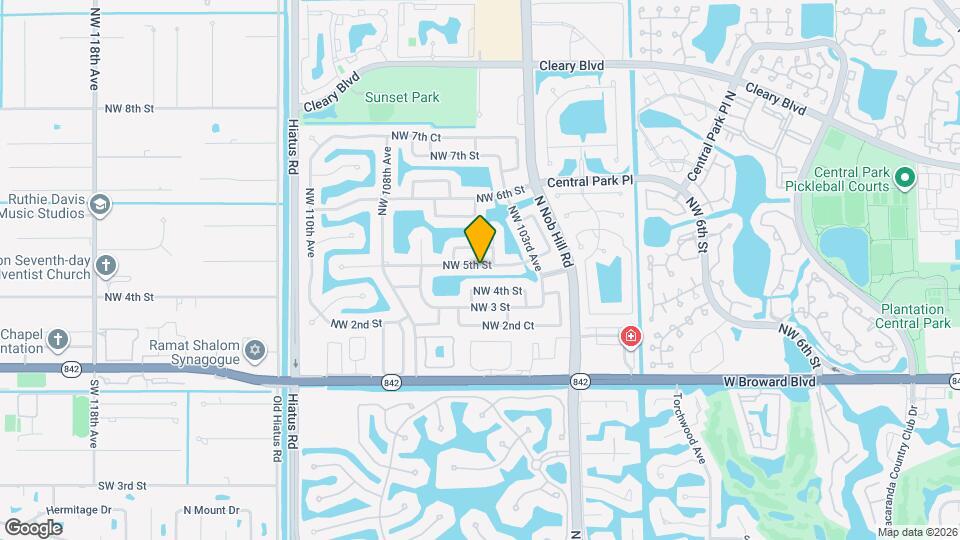 10404 NW 5th Mnr Mapa y Detalles de la Ubicación