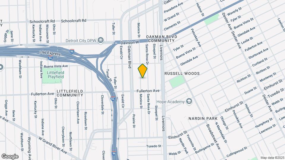 12672 Monica St Map and Location Details