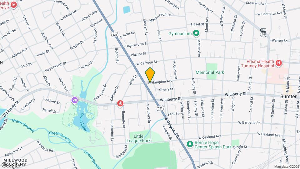 610 W Hampton Ave Map and Location Details