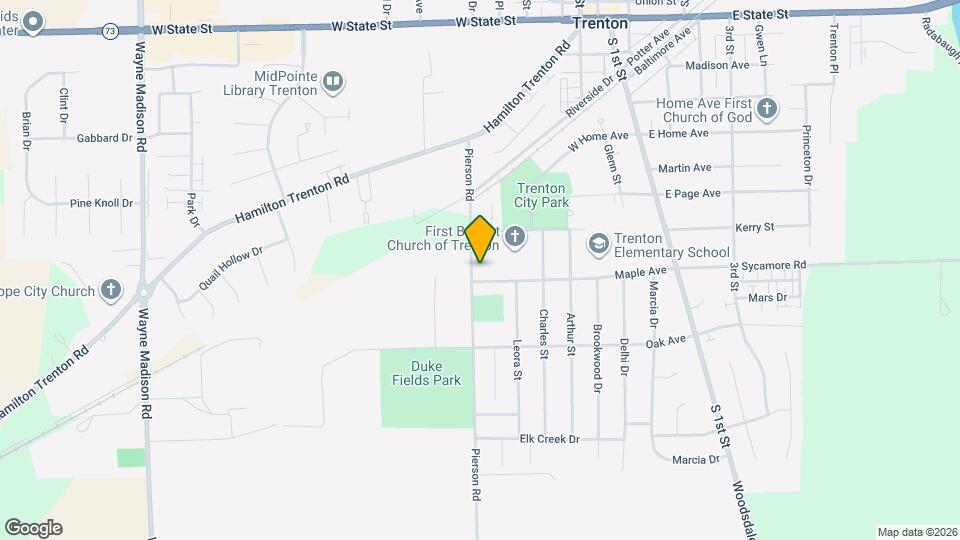 712 Pierson Rd, Unit A Mapa y Detalles de la Ubicación