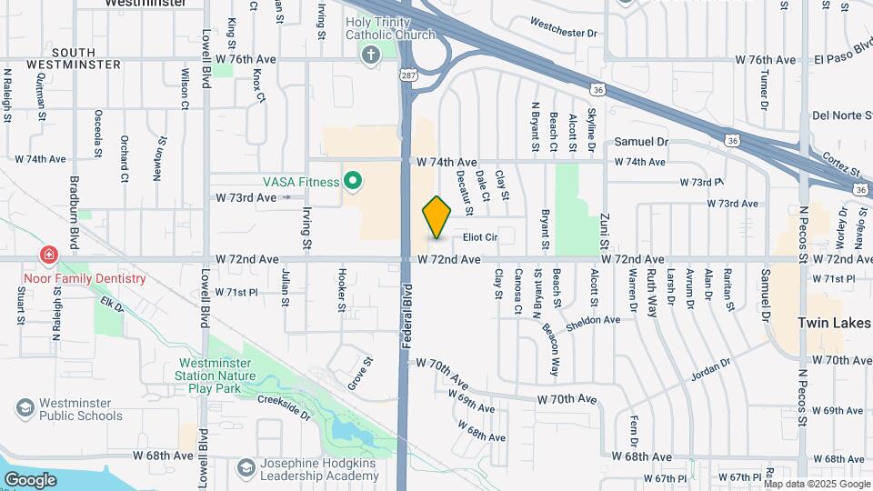 2956 Eliot Cir Map and Location Details