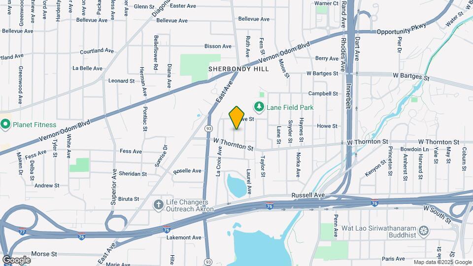 1013 Celina Ave Map and Location Details