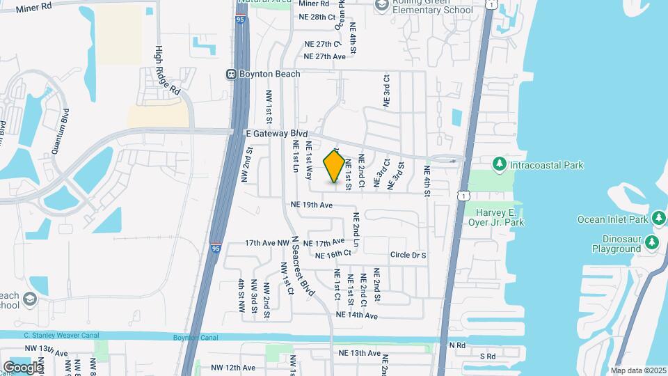 2111 NE 1st Ct Map and Location Details