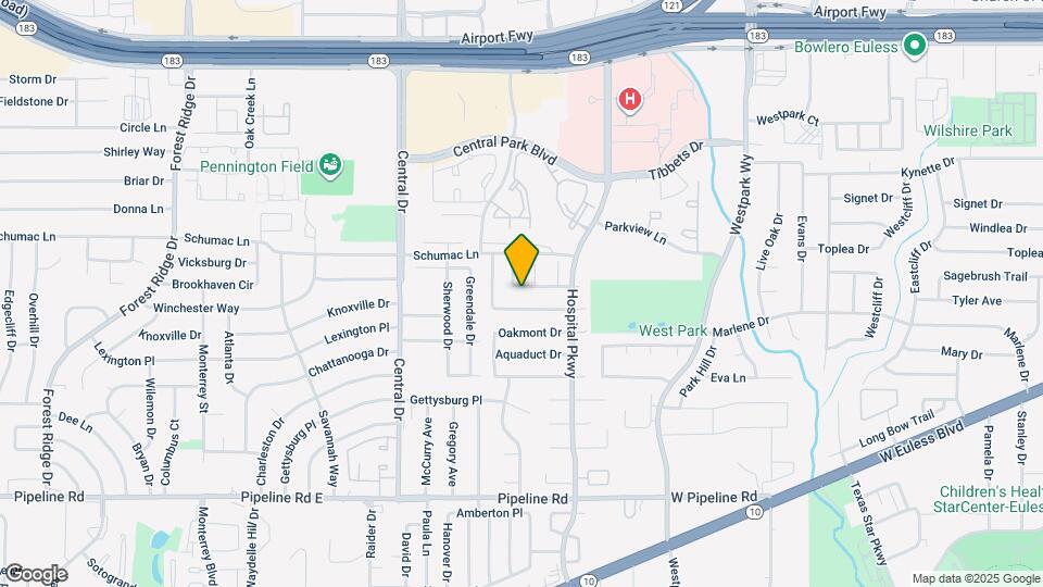 2312 Shady Turf Dr Map and Location Details