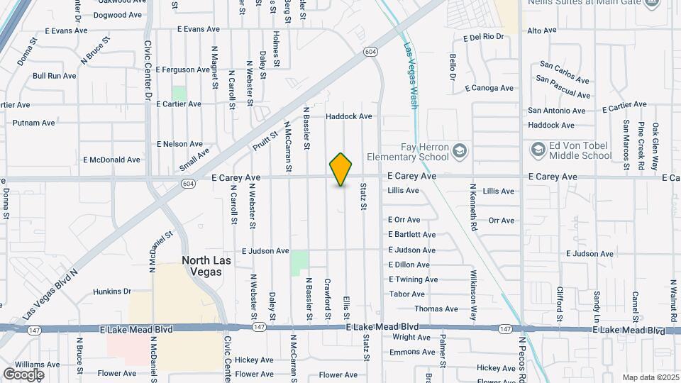 2321 Ellis St Map and Location Details