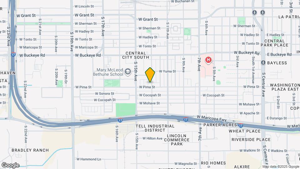 1444 S 13th Ave Map and Location Details