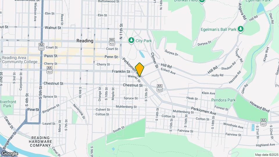 1234 Perkiomen Ave Map and Location Details