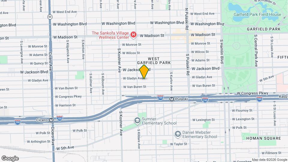 4237 W Gladys Ave Mapa y Detalles de la Ubicación