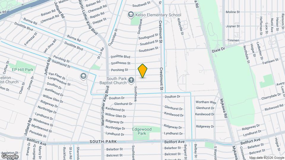 5919 Van Fleet St Map and Location Details