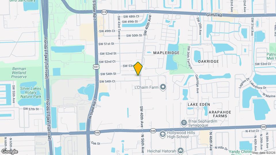 5401 SW 40th Ave, Unit Duplex Apartment West Map and Location Details